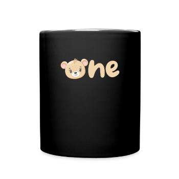 Ours en peluche Ours en peluche Cadeau pour enfants - Mug uni - noir - Devant