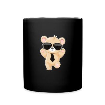 Ours en peluche Ours en peluche Cadeau pour enfants - Mug uni - noir - Devant