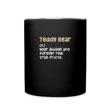 Nounours - Mug uni - noir - Devant