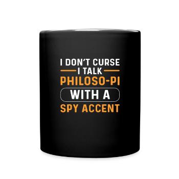 Private detective. Secret spy. Private detective - Full Colour Mug - black - Front