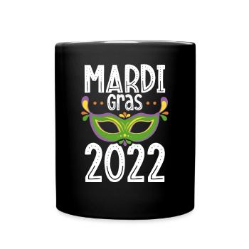 Karneval 2022 - Tasse einfarbig - Schwarz - Vorne