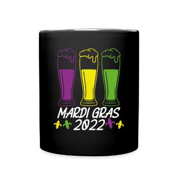 Faschingsbier 2022 - Tasse einfarbig - Schwarz - Vorne