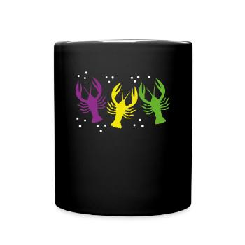 Mardi Gras Hummer - Tasse einfarbig - Schwarz - Vorne