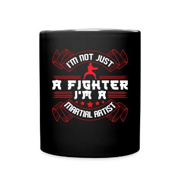 Karate Black Belt Gi Uniform I'M - Tasse einfarbig - Schwarz - Vorne