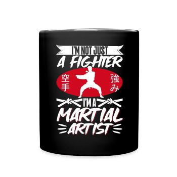 Karate Black Belt Gi Uniform I'M - Tasse einfarbig - Schwarz - Vorne