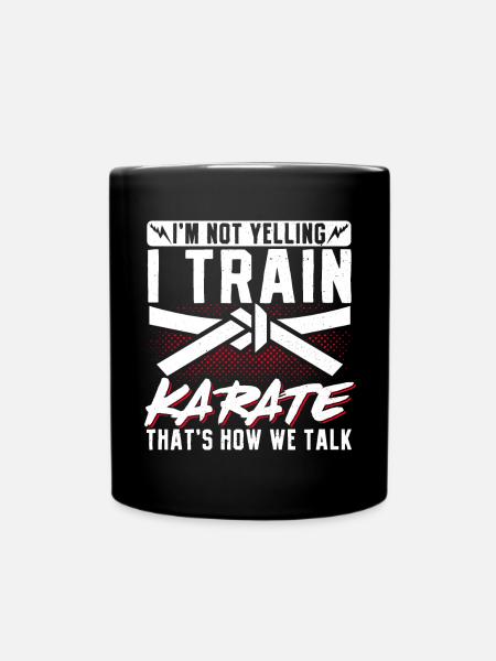 Karate Black Belt Gi Uniform I'M - Tasse einfarbig - Schwarz