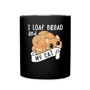 Bread Baking Baker Bakery Sourdough - Full Colour Mug - black - Front