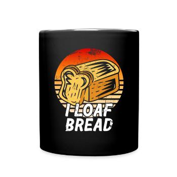 Bread Baking Baker Bakery Sourdough - Full Colour Mug - black - Front