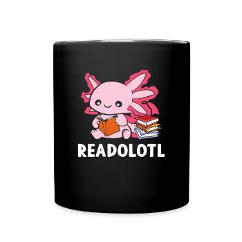Readolotl - Mug uni - noir - Devant