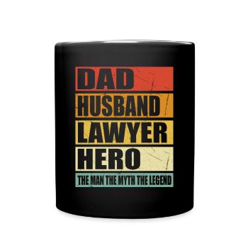 Père Mari Avocat Held - Mug uni - noir - Devant