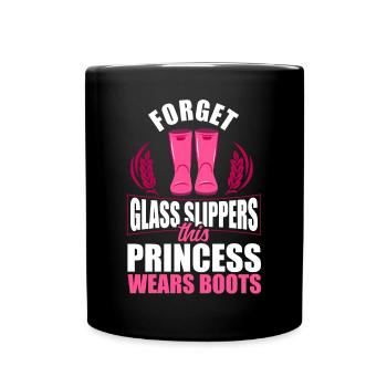 Agriculteur Oubliez le verre - Mug uni - noir - Devant