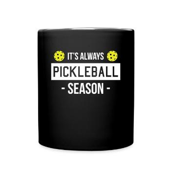 Its Always Pickleball Season - Full Colour Mug - black - Front
