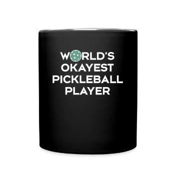 Maillot de joueur de pickleball le plus correct du monde - Mug uni - noir - Devant