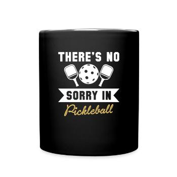 Il n’y a pas de pitié dans la chemise pickleball - Mug uni - noir - Devant
