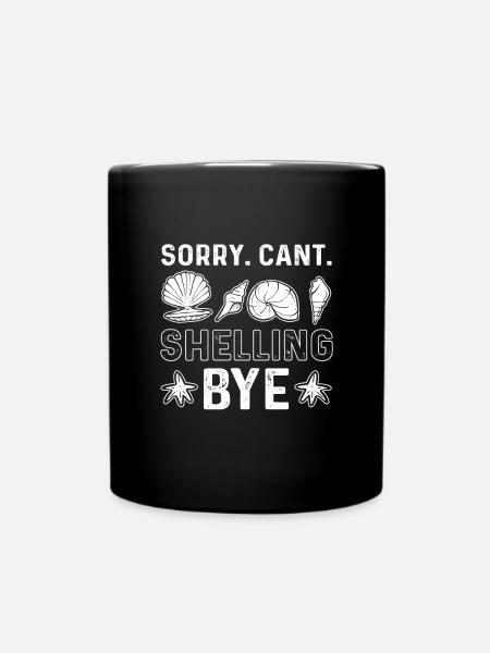 Désolé, je ne peux pas. Au revoir à la chasse aux coquillages. - Mug uni - noir