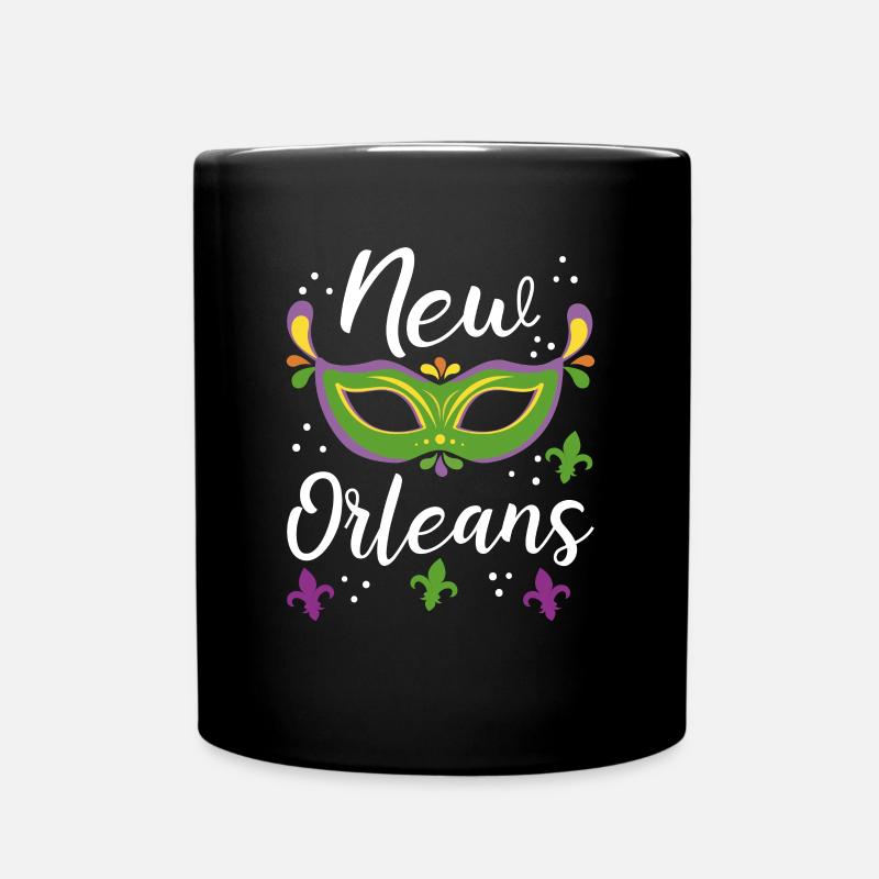 Carnival New Orleans - Full Colour Mug - black