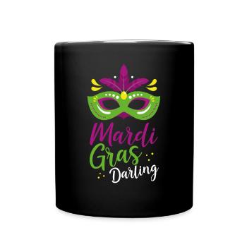 Mardi Gras Favorite - Full Colour Mug - black - Front