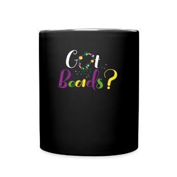 Obtenez des perles de couleur - Mug uni - noir - Devant
