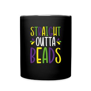 Direkt Aus Perlen - Tasse einfarbig - Schwarz - Vorne
