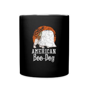 American Bulldog Dog Cadeau d’Halloween - Mug uni - noir - Devant