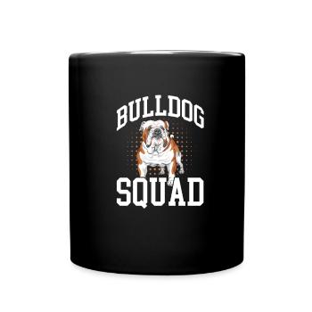 American Bulldog - Tasse einfarbig - Schwarz - Vorne