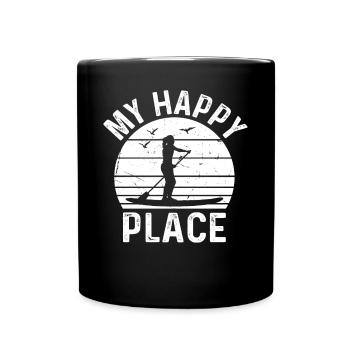 Stand Up Paddle Board Sports nautiques SUP Fille My Hap - Mug uni - noir - Devant