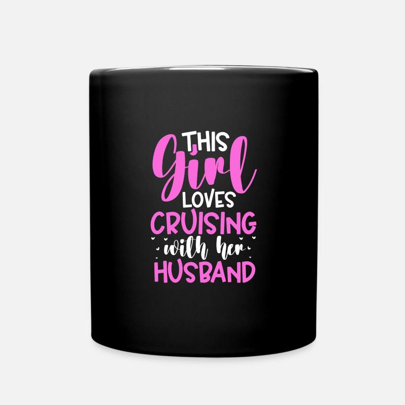 Kreuzfahrt Hochzeit - Tasse einfarbig - Schwarz