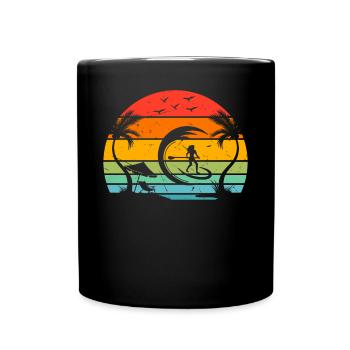 Stand Up Paddle Board Surfing Girls - Sports nautiques - Mug uni - noir - Devant