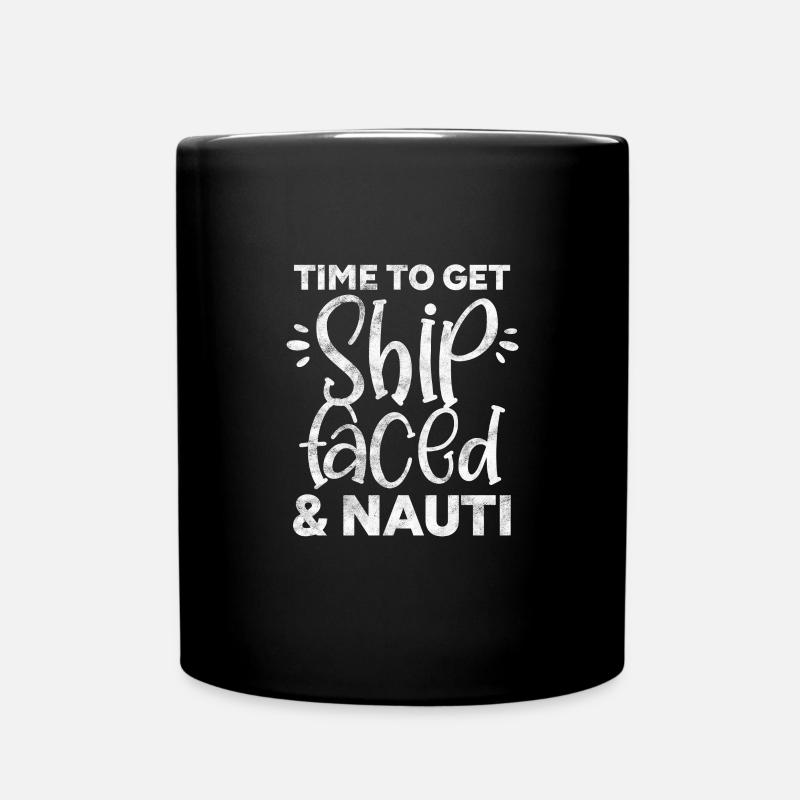 Bateau de croisière Cadeau de bateau de vacances - Mug uni - noir