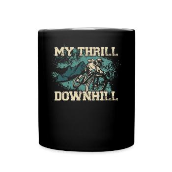 Enduro VTT VTT Équitation - Mug uni - noir - Devant