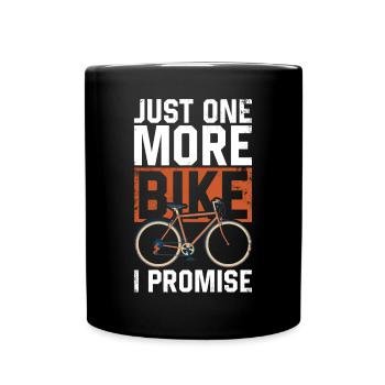 Drôle de vélo de route Cyclisme - Mug uni - noir - Devant