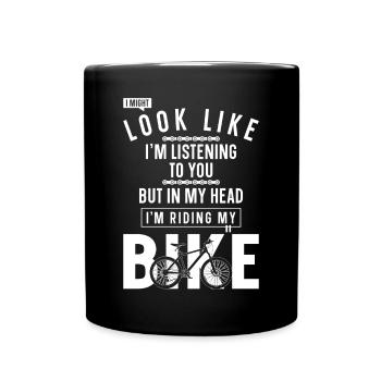 Enduro VTT VTT Équitation - Mug uni - noir - Devant