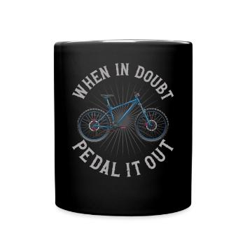 Enduro VTT VTT Équitation - Mug uni - noir - Devant