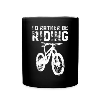 Enduro VTT VTT Équitation - Mug uni - noir - Devant