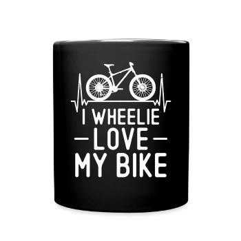 Enduro VTT VTT Équitation - Mug uni - noir - Devant