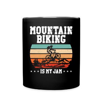 Enduro VTT VTT Équitation - Mug uni - noir - Devant