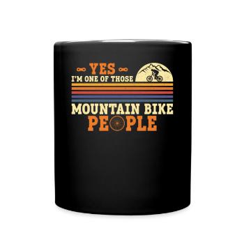 Enduro VTT VTT Équitation - Mug uni - noir - Devant