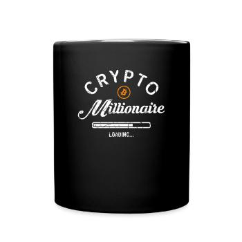 Chargement de Crypto Millionaire - Mug uni - noir - Devant