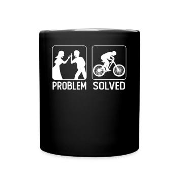 Enduro VTT VTT Équitation - Mug uni - noir - Devant