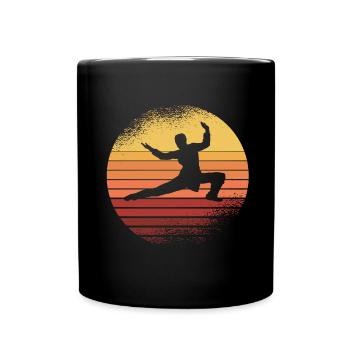 Karate Black Belt Gi Uniform - Tasse einfarbig - Schwarz - Vorne