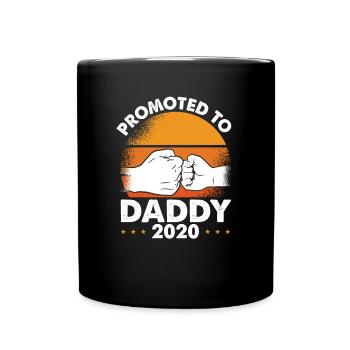 Promoted to Dad 2020 Sun - Full Colour Mug - black - Front