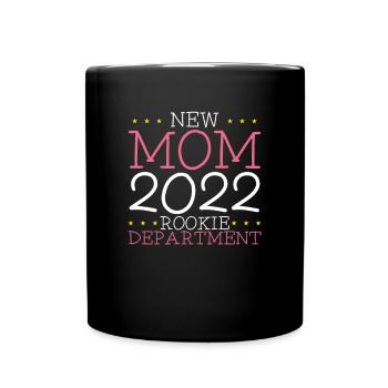Nouvelle maman 2022 Division des recrues - Mug uni - noir - Devant