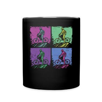 Enduro VTT VTT Équitation - Mug uni - noir - Devant