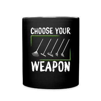 Choisissez votre arme - Mug uni - noir - Devant