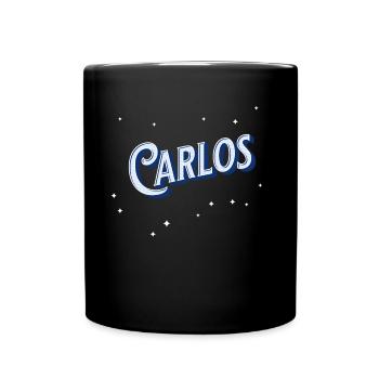 Carlos name personalized - Full Colour Mug - black - Front
