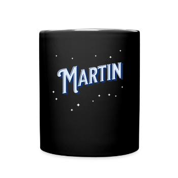 Martin noms personnalisés - Mug uni - noir - Devant