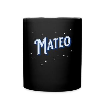 Mateo names personalized - Full Colour Mug - black - Front