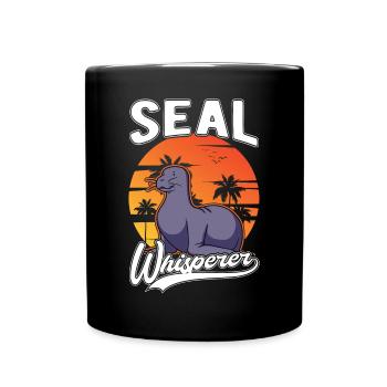 Seal Whisperer Sea Lion Whisperer Seal - Mug uni - noir - Devant