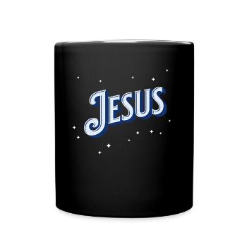 Le nom de Jésus personnalisé - Mug uni - noir - Devant