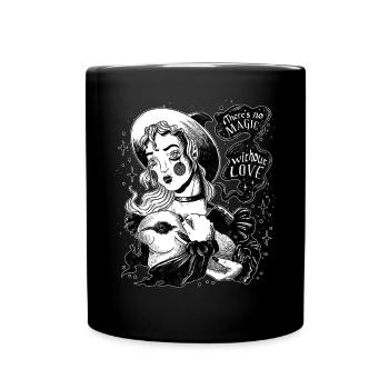Okkult Goth Gothic Punk Grunge - Tasse einfarbig - Schwarz - Vorne